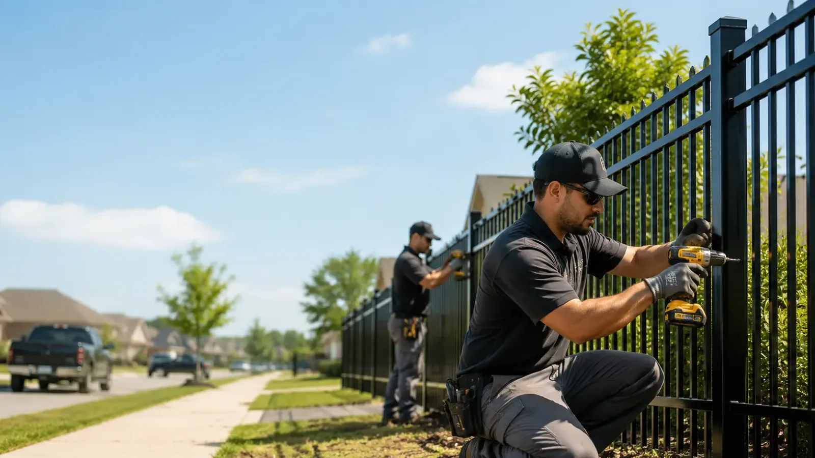 Metal Fence Installation in Pavilion, NY